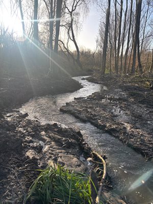 Flooding prevetion work, Low Hall