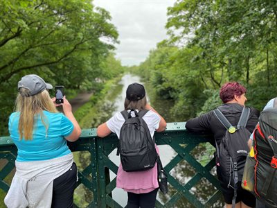 Wigan Way walkers at Haigh in 2024 resize