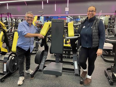 Councillor Chris Ready at Robin Park Leisure Centre - web