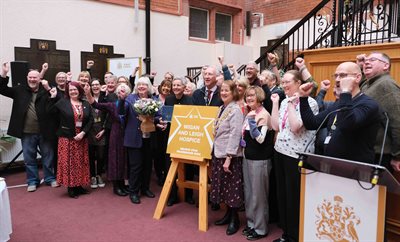 Wigan and Leigh Hospice Believe Star - website