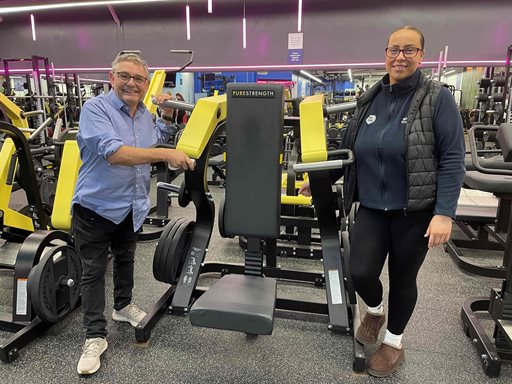Councillor Chris Ready at Robin Park Leisure Centre - web
