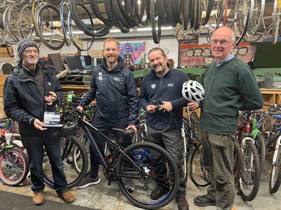 L-R - Clive Chatterton, Richard Smith, Jonathan Booth and Simon Dale