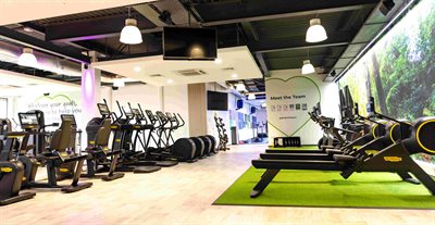 The gym at Howe Bridge Leisure Centre