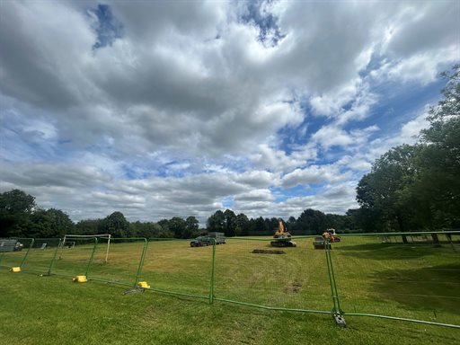 Work begins on new Ashfield Park football pitches - web