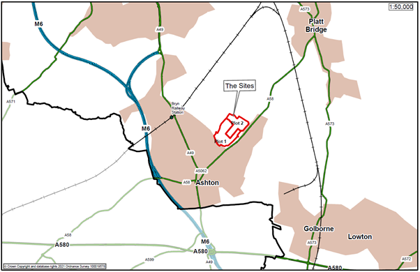 South Lancashire Industrial Estate site