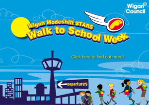 Walk to School Week brochure cover