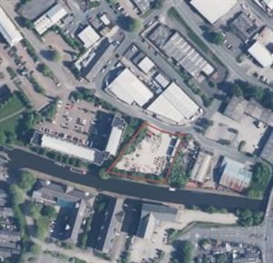 Aerial image Woods Street