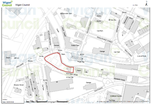 Red edge map Ambulance Station