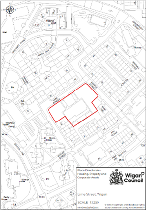 Red edge map Lime Street and Butler Street