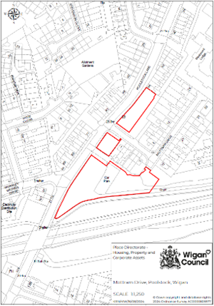 Red edge map Mottram Drive