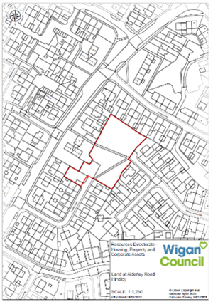 Red edge map of Broadway and Alderley Road site