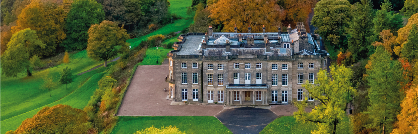 Haigh Hall fly-by