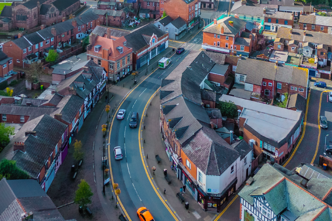 Ashton Town Centre Retail view