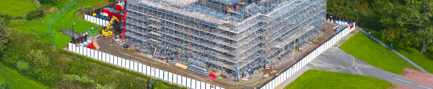 Ariel view of Haigh Hall