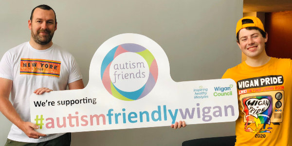 Autism Friends supporting Wigan Pride