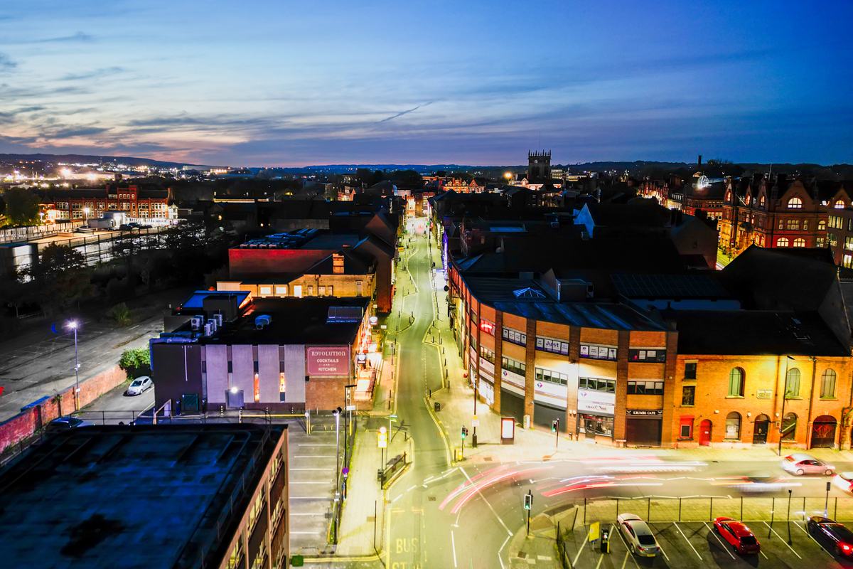 King Street Aerial View