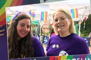 Papyrus volunteers at Wigan Pride 2019
