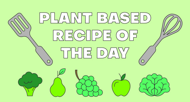 Plant based recipe graphic
