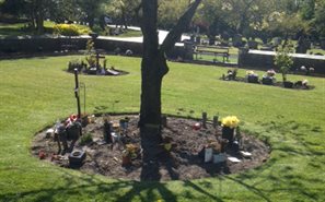 Cremated remains scatter area