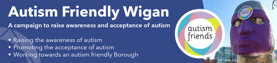 Autism Friends banner blue