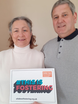 Couple foster carers
