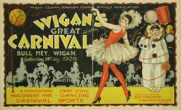 A poster from Wigan carnival in 1928