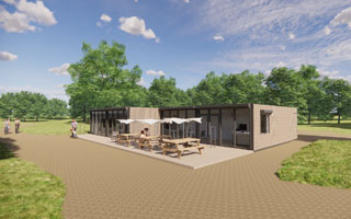 New visitor centre and cafe
