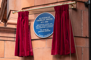 Alderman Thorley Smith blue plaque