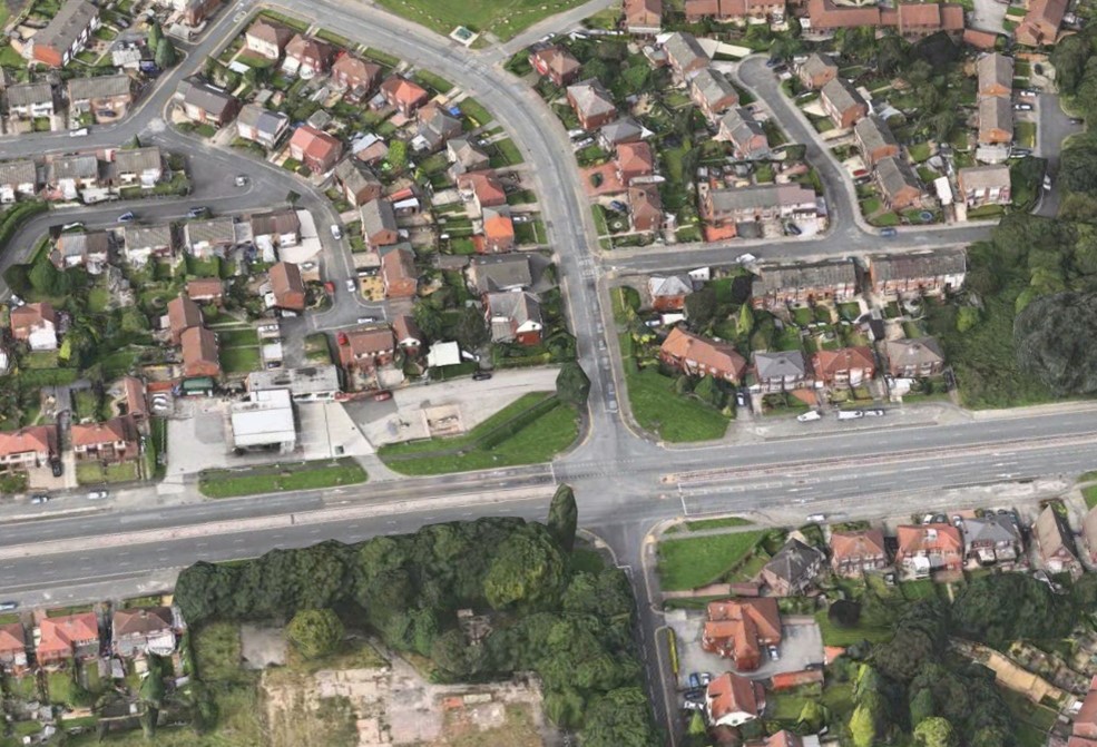 A580 and Mosley Common Road Junction