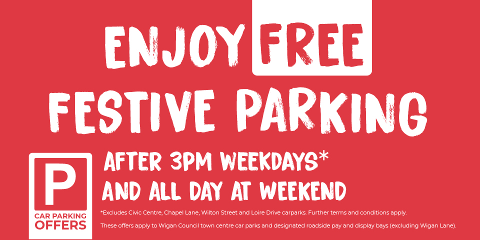 Free festive parking