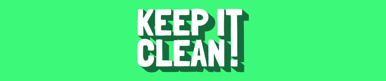 Keep It Clean LP banner